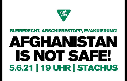 Afghanistan is not safe! Aufruf Demo München